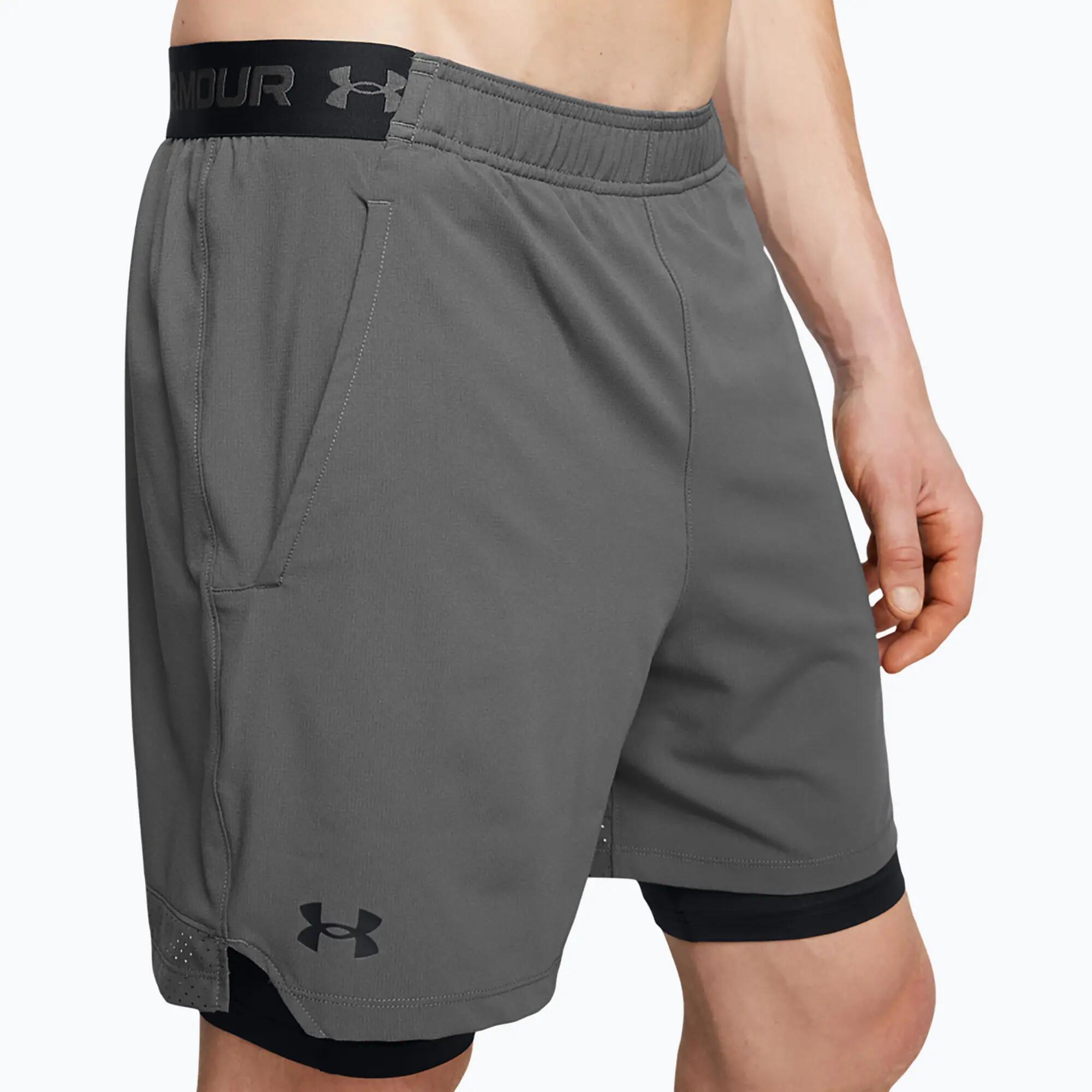 Pantaloni scurți de antrenament bărbați Under Armour Vanish Woven 2In1 Sts 4/7