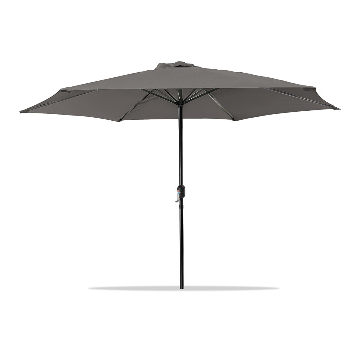 SENZA MARCA Sombrilla de Jardín 3 M Ø para Patios y Terrazas 244 x 300cm. (Antracita)