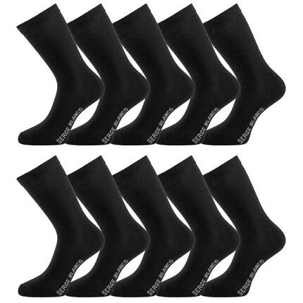 Lot de 10 paires de chaussettes de ville Uni