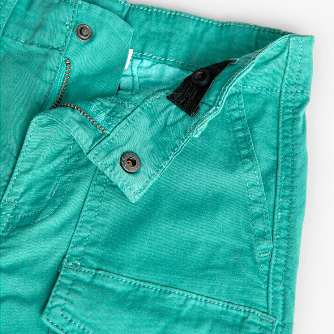 Bermudas Senderismo Niño Boboli Verde 3/4