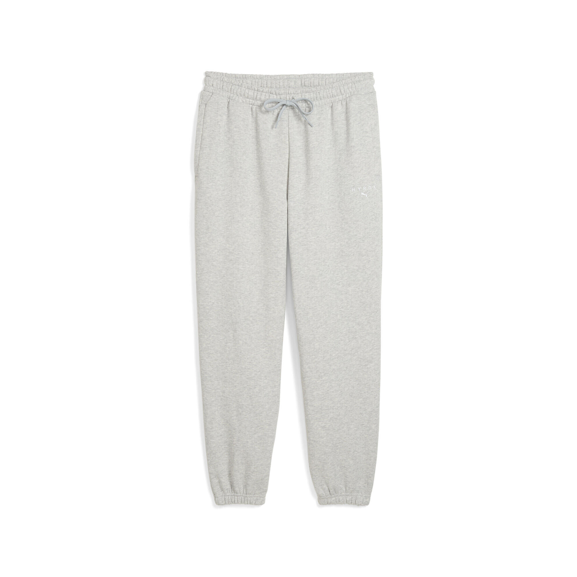Calças homem fleece x hyrox puma light gray heather