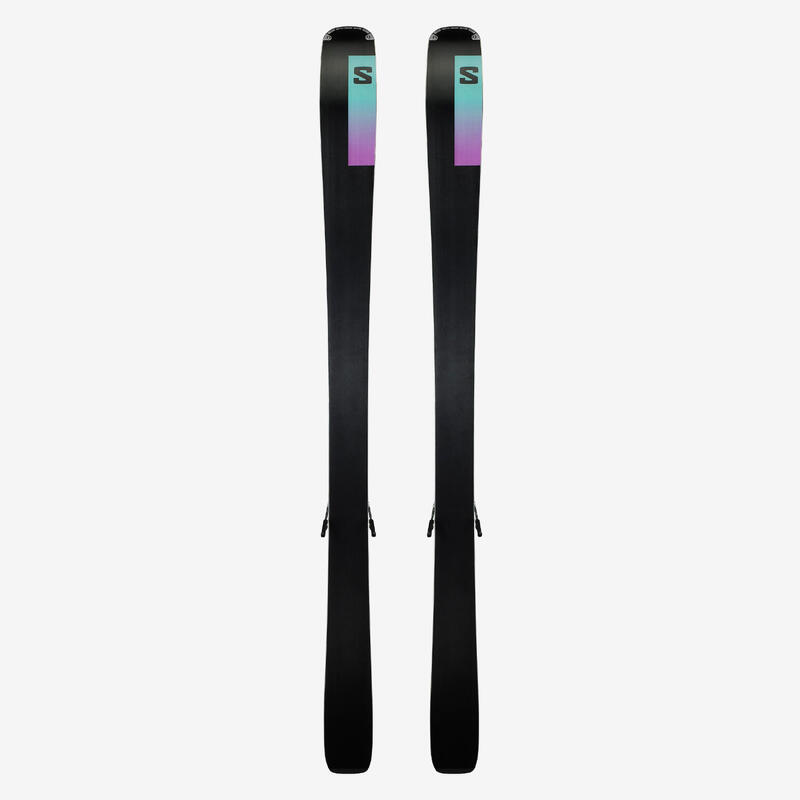 Seconde vie - SKI ALPIN FEMME AVEC FIXATIONS - SALOMON STANCE 84 W - EXCELLENT
