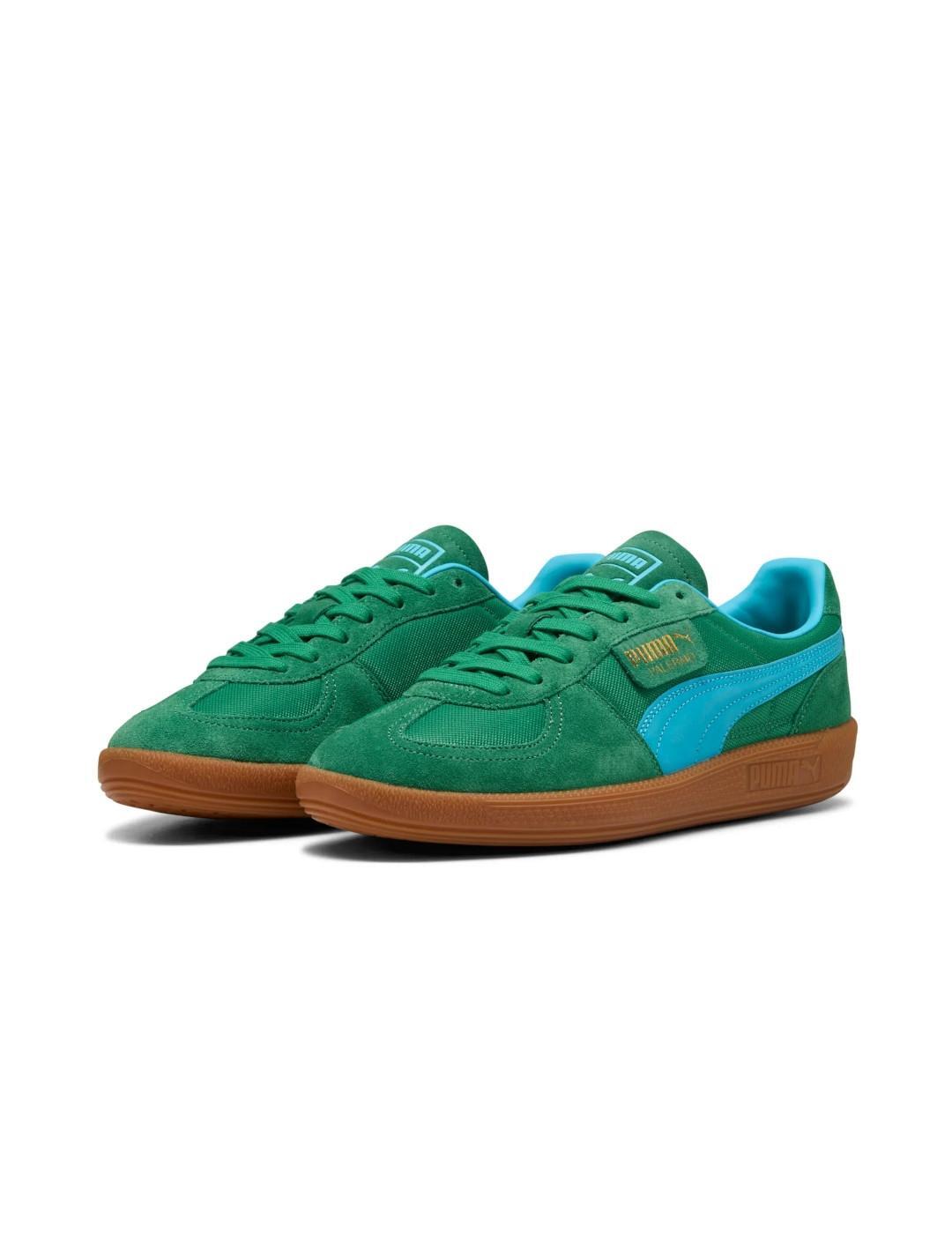 Chaussures pour hommes Puma Palermo vintage update Vert 3/7