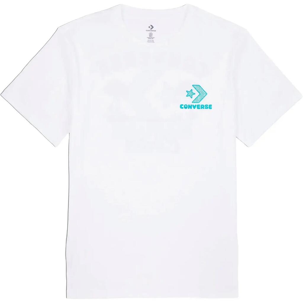 тениска Converse Con T-shirt M Con Nature Center Tee, Бял, Мъже