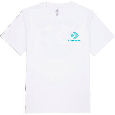 T-Shirt Converse Con T-shirt M Con Nature Center Tee. Weiß. Herren