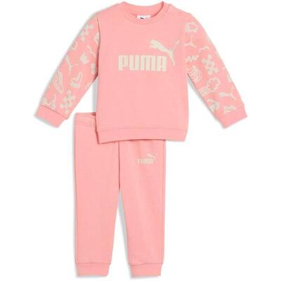 Trainingspak puma minicats sandy adventures crew set tr. roze. kinderen