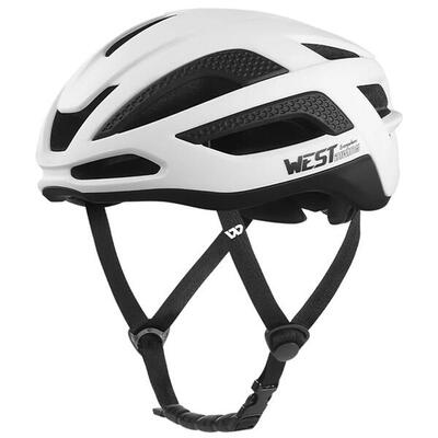 Atmungsaktiver MTB-Fahrradhelm zum Radfahren, Kopfschutz - Weiß+Schwarz