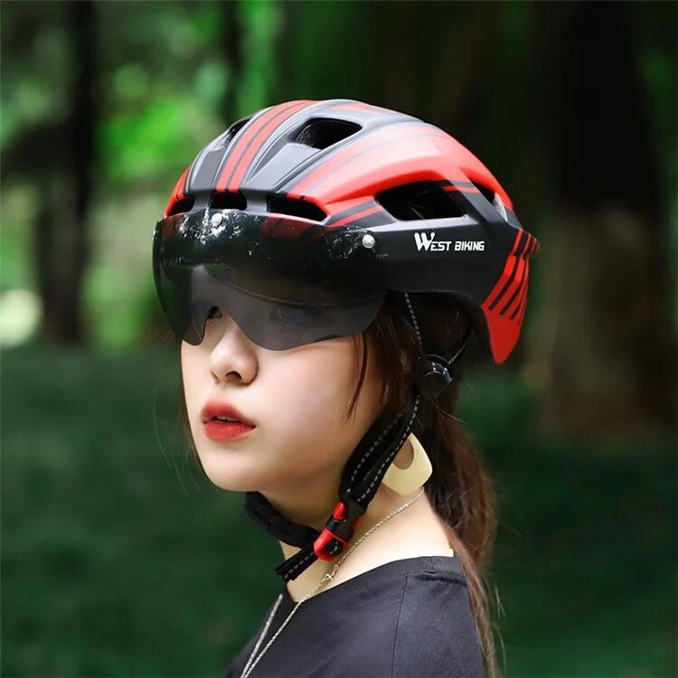 Visiera per casco di sicurezza per ciclismo all'aperto con