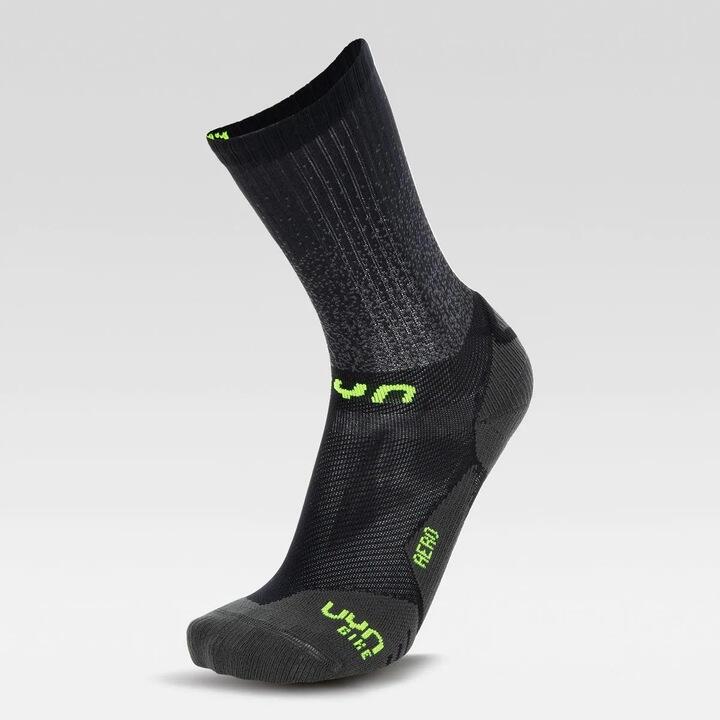 Skarpety rowerowe męskie Uyn Cycling Aero Socks Black / Lime