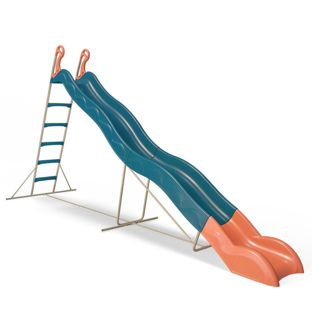 Toboggan Valou 3,80 m bleu enfants 3 12 ans Trigano 1/6