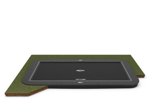 Trampoline BERG Elite FlatGround Rectangulaire Gr. anthr. 500 x 300
