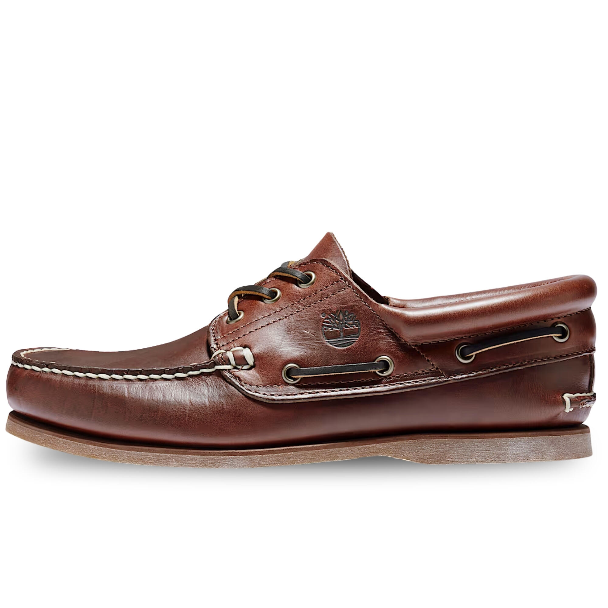 Bootschoenen Classic Boat 3 Eye Padded Collar - TB176015214 Bruin 2/5