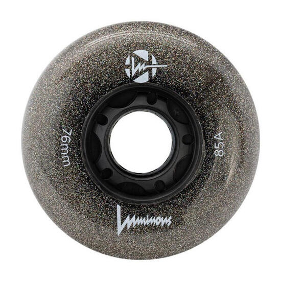 4 kółka do rolek fitness Luminous LED 76mm/85a świecące