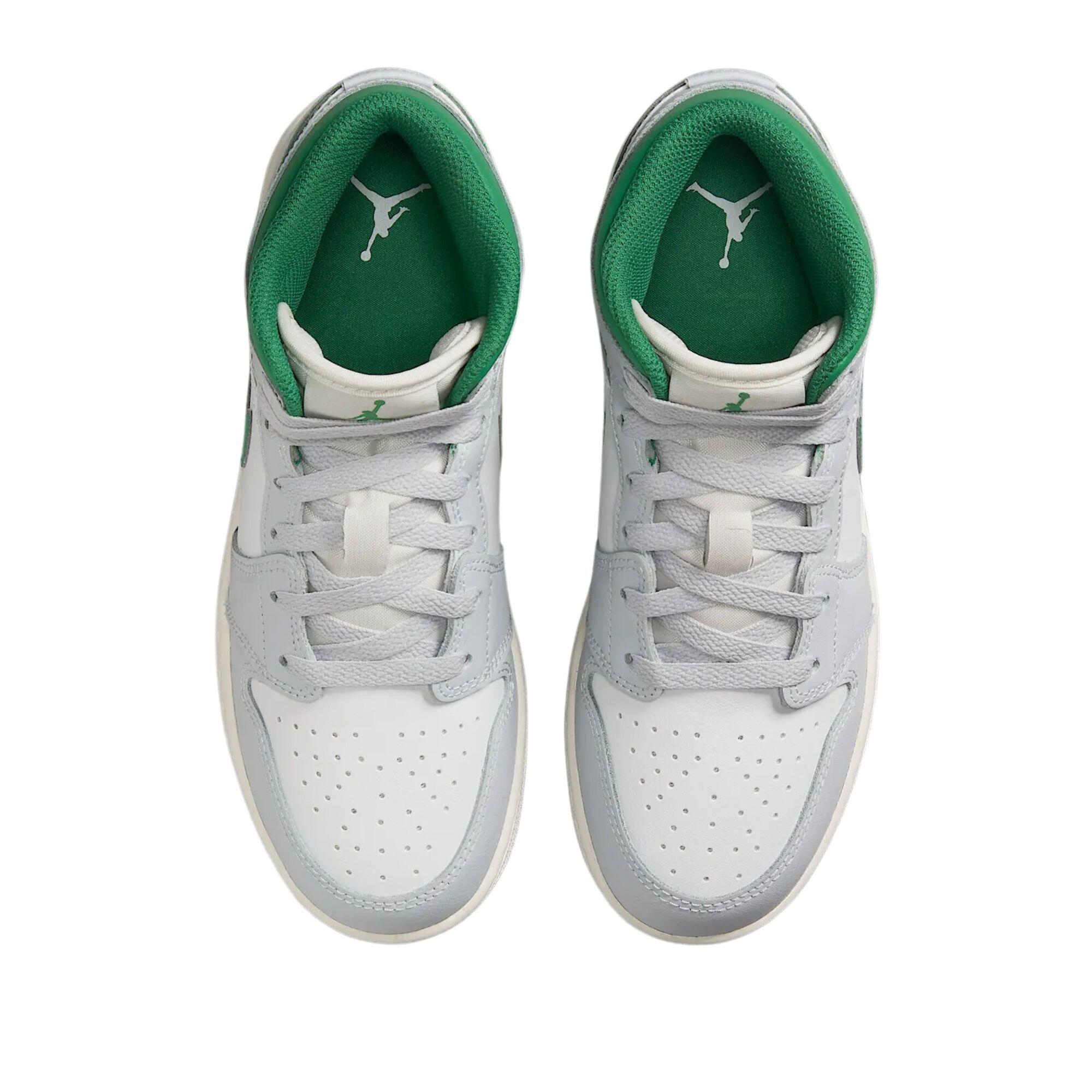 Chaussures Air Jordan 1 Mid (Gs) - DQ8423-142 Blanc 3/5