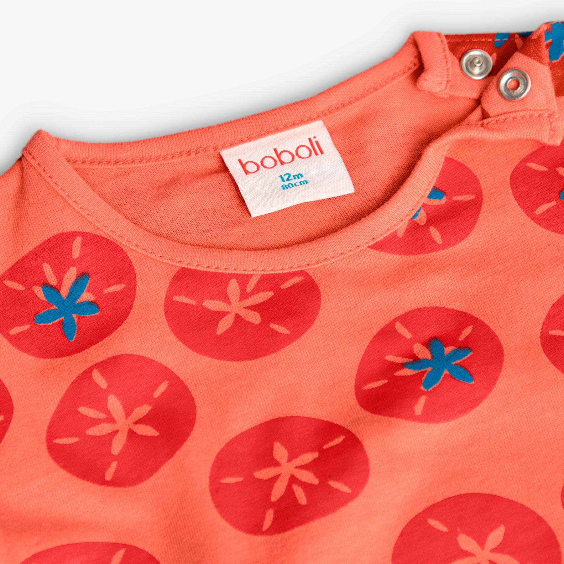 Camiseta Gimnasia Bebé Boboli Rojo 3/4