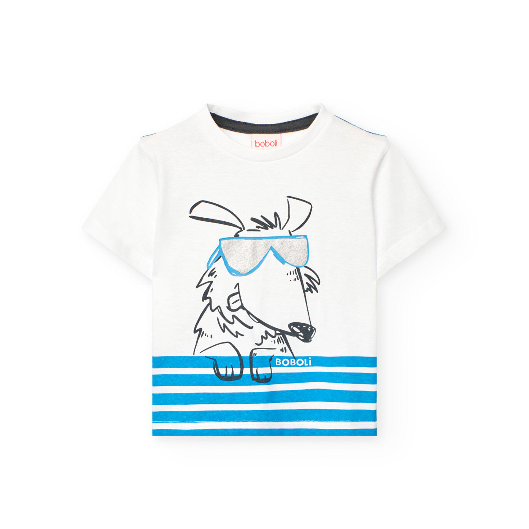 BOBOLI Camiseta Gimnasia Niño Boboli Blanco