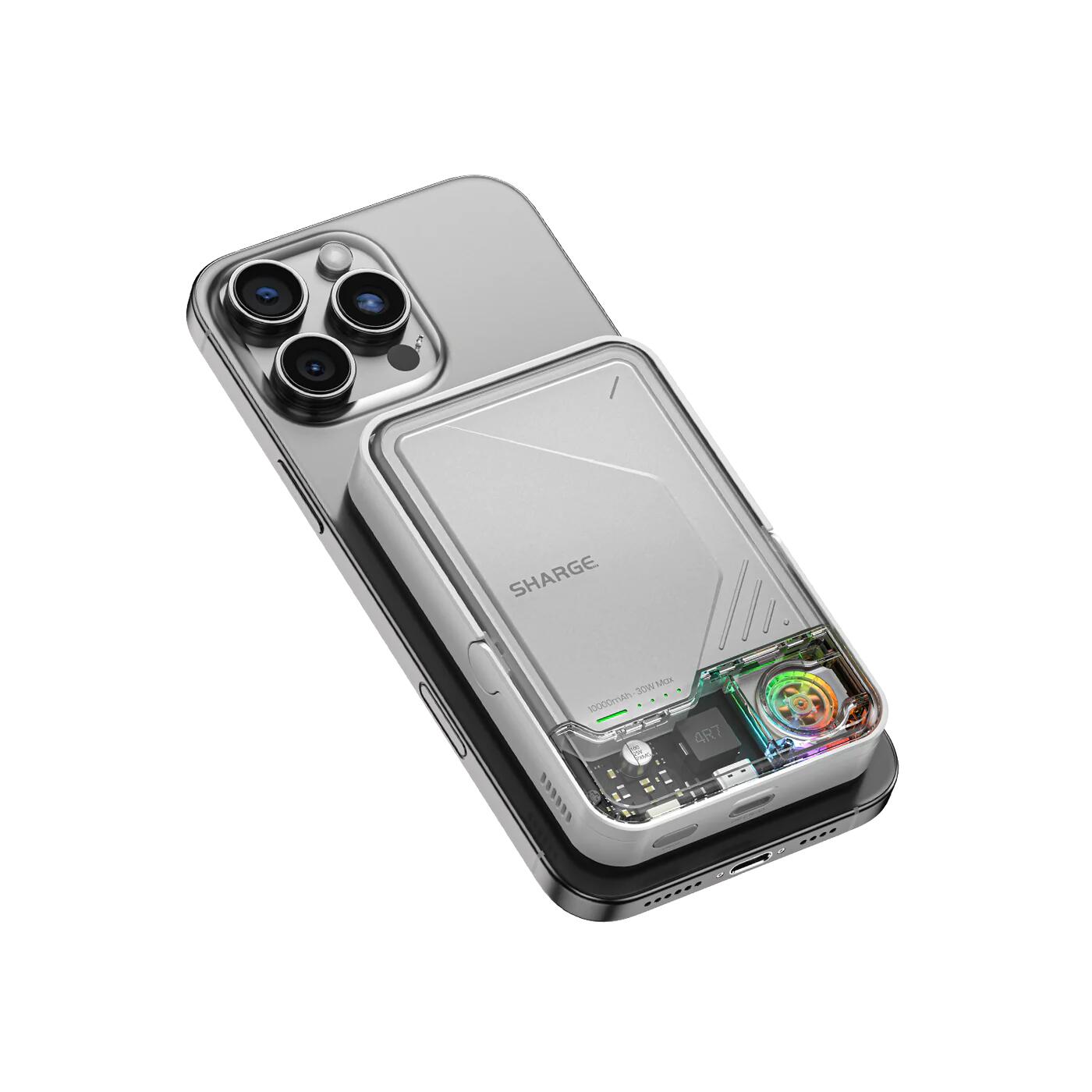 SHARGE ICEMAG 2 – Power bank MagSafe 10.000mAh, wireless & USB-C, compatta e leggera