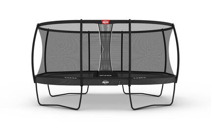 Trampoline BERG Elite + Filet de sécurité Regular Ovale Gr. anthr. 520x345