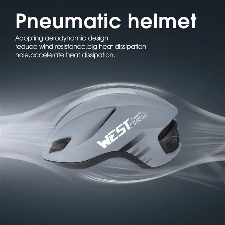 Casque Vélo WEST BIKING YP0708102 - Léger, Moulé, Ajustable 58-63 Cm - Unisexe