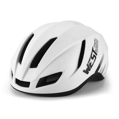 Casco da bici leggero con luce posteriore a LED - Grigio