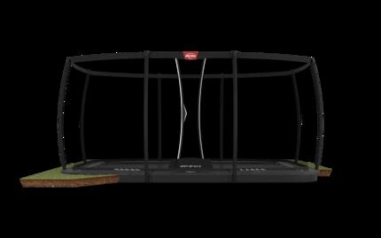 Trampoline BERG Elite FlatGround Rectangulaire Gr. anthr. 500 x 300