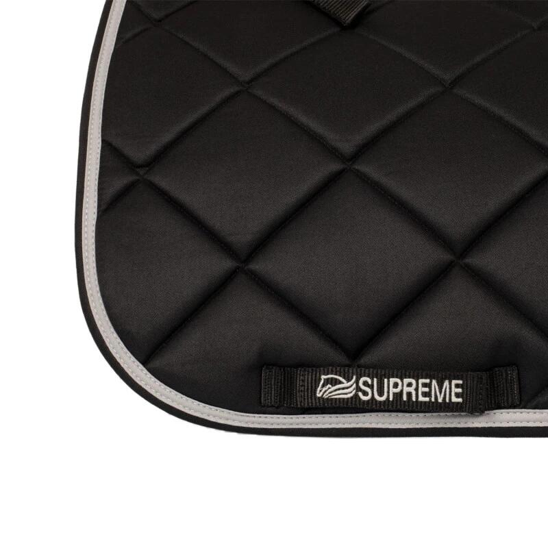 Tapis de selle de dressage avec passepoil contrasté