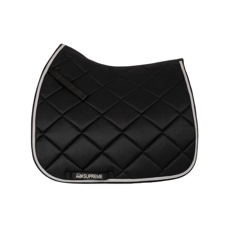 Tapis de selle de dressage avec passepoil contrasté