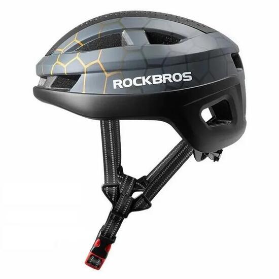Oddychający kask rowerowy z ochroną głowy (Matowy design) - Szary