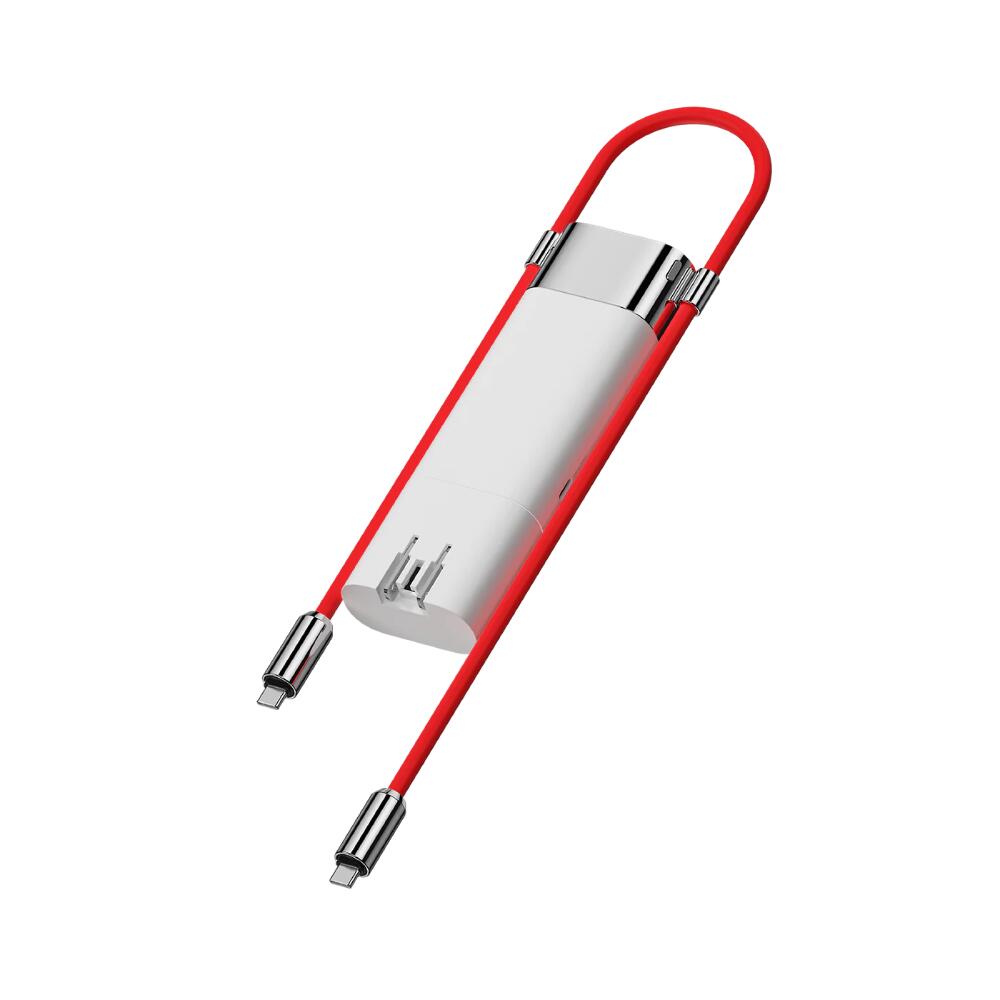 SHARGE OnePlus Pouch – Power bank 10.000mAh con caricatore GaN & adattatori viaggio