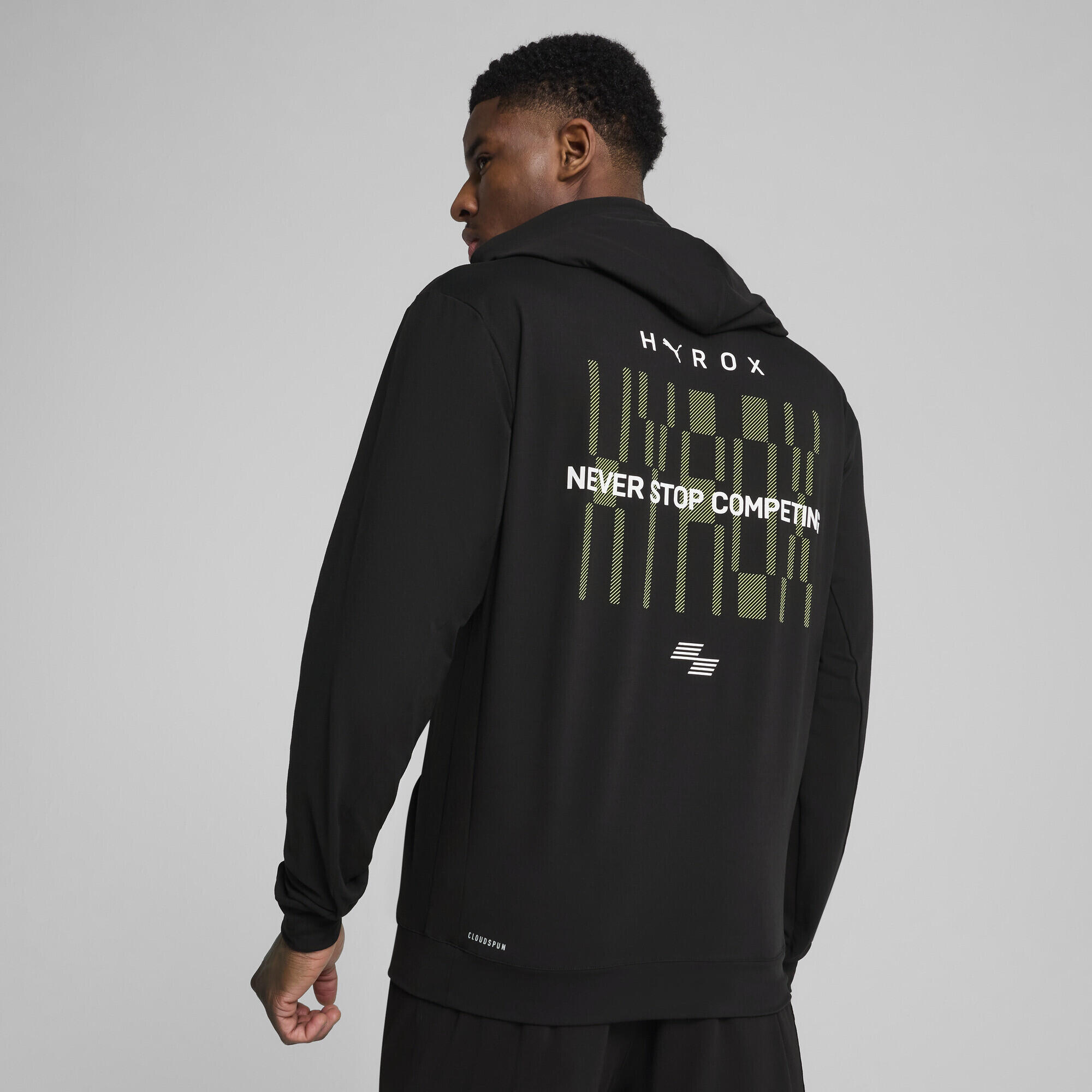 Sudadera con capucha PUMA x HYROX CLOUDSPUN Hombre PUMA Black 5/7