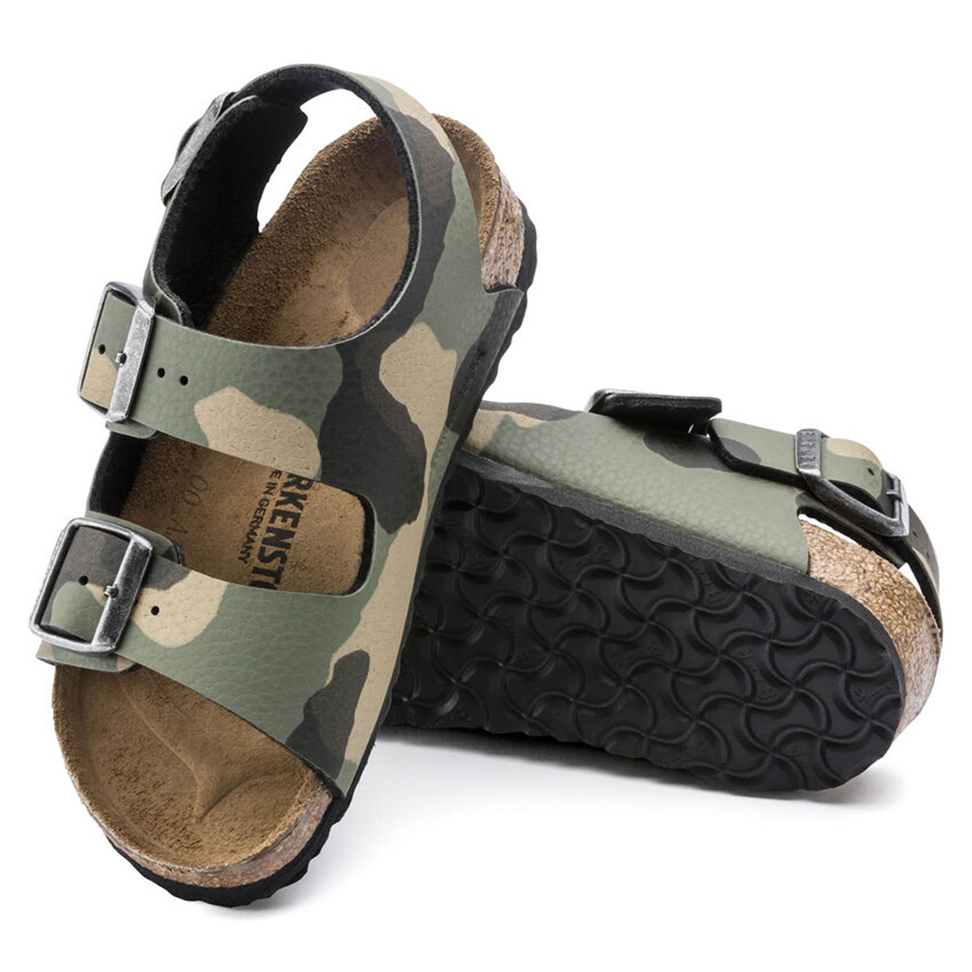 Sandaal Milano Kids Birko-Flor - 1017378 Groen 4/5