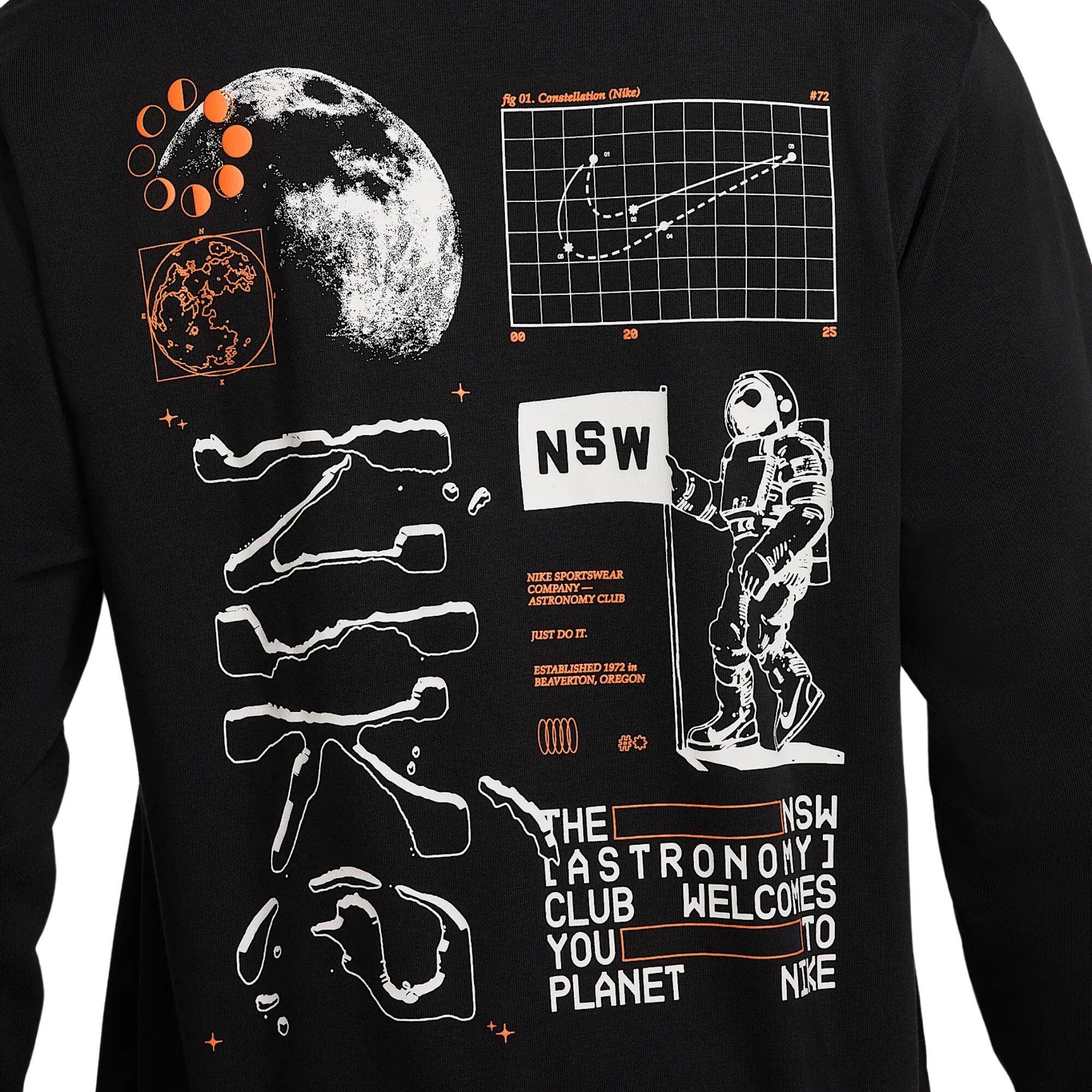 Hoodie Club Moon Zwart - HQ8594-010 3/5