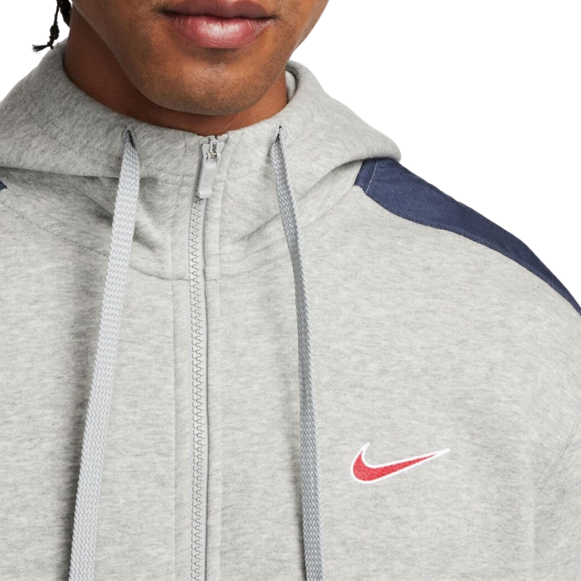 Sweat à Capuche et Zip Club Gris - FQ8819-063 3/5