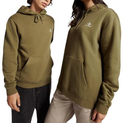 Hoodie go-to embroidered star chevron groen - 10024509-a36