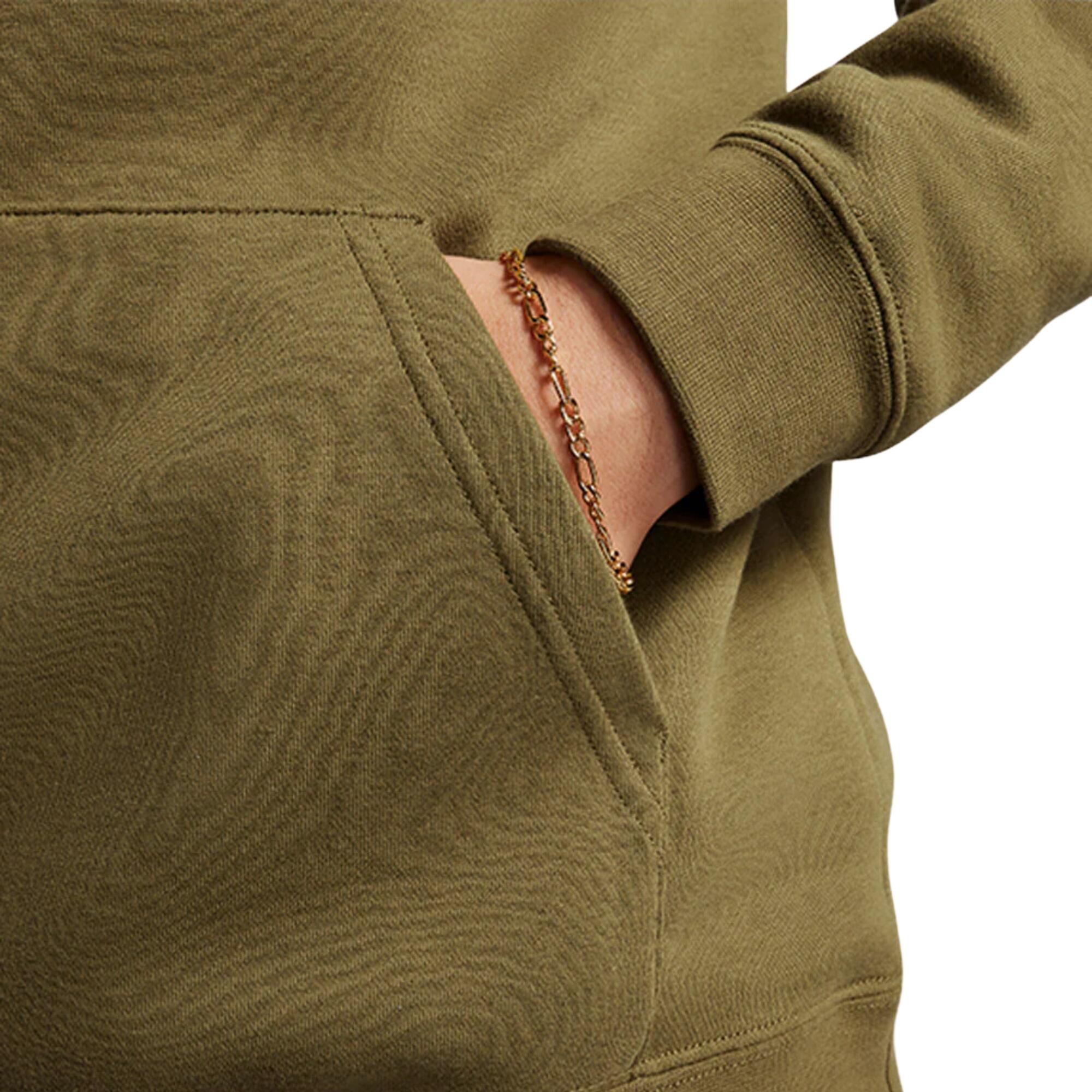 Hoodie Go-To Embroidered Star Chevron Groen - 10024509-A36 3/4