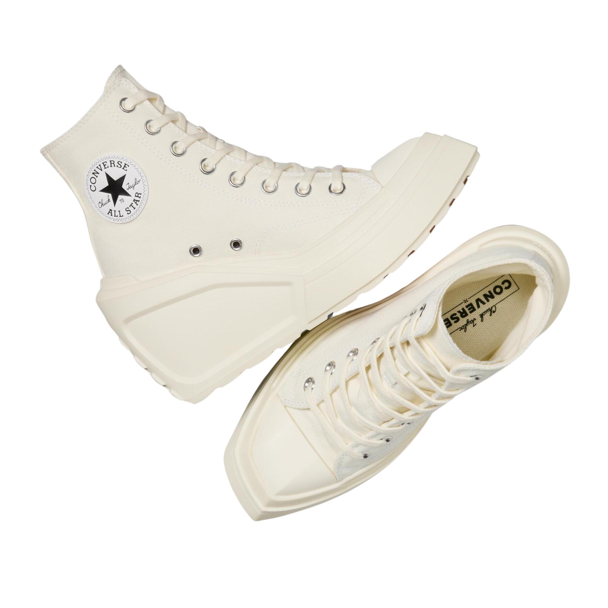 Schoenen Chuck 70 De Luxe Wedge - A06479C Zwart 3/5