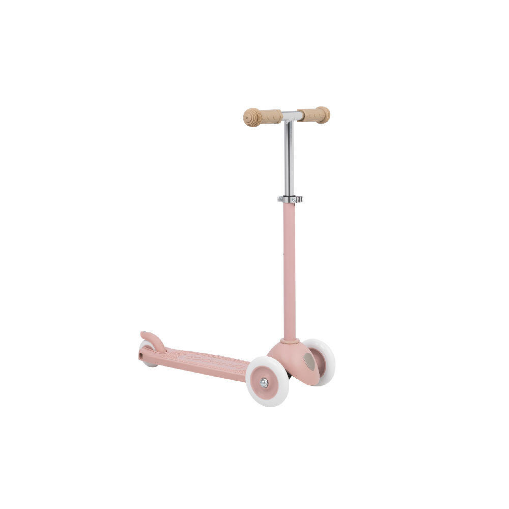 BANWOOD Monopattino ecologico, Rosa antico, fibra d'acciaio, per bambini da 3 a 7 anni