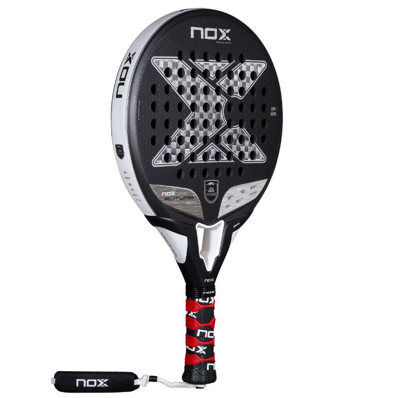 NOX Future Control 12k Alum 2025 padelracket -  ZWART - unisex 4/5