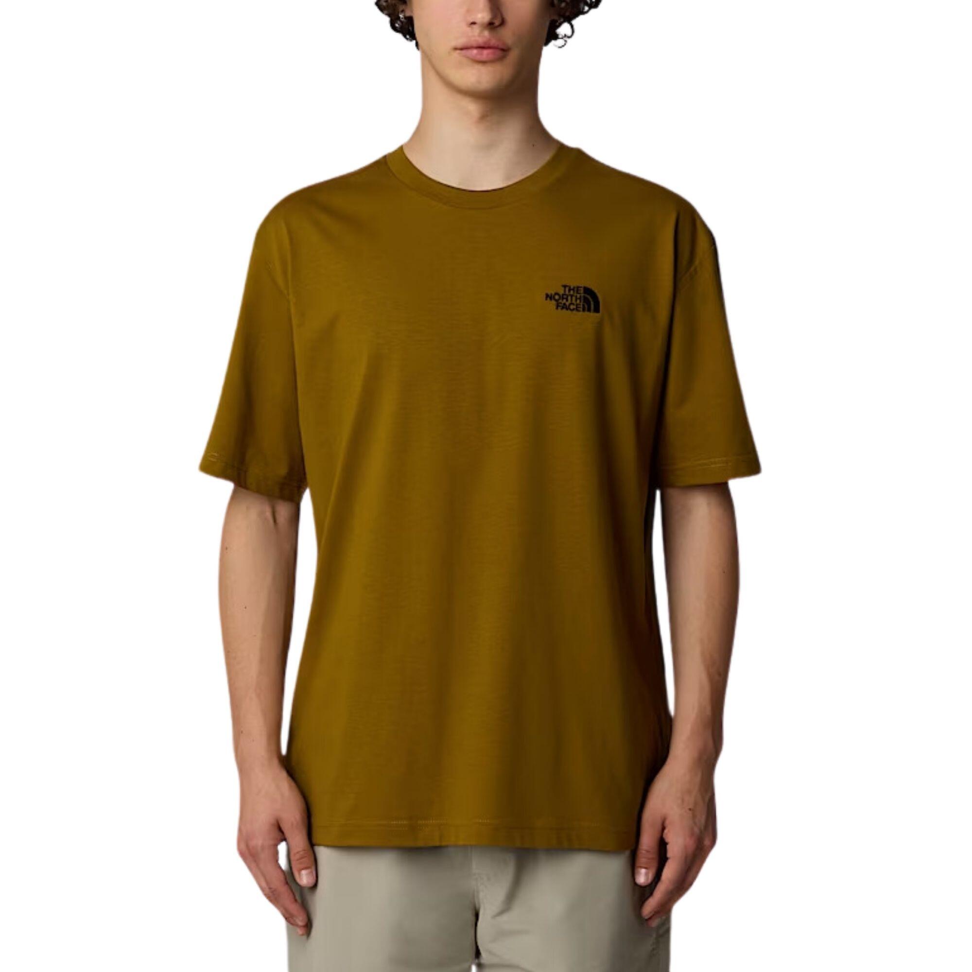 T-shirt Oversize Simple Dome Groen - NF0A87NR1OB 1/3