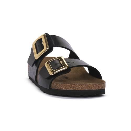 Sandales Plates Femme Birkenstock Sydney Noir 2/5