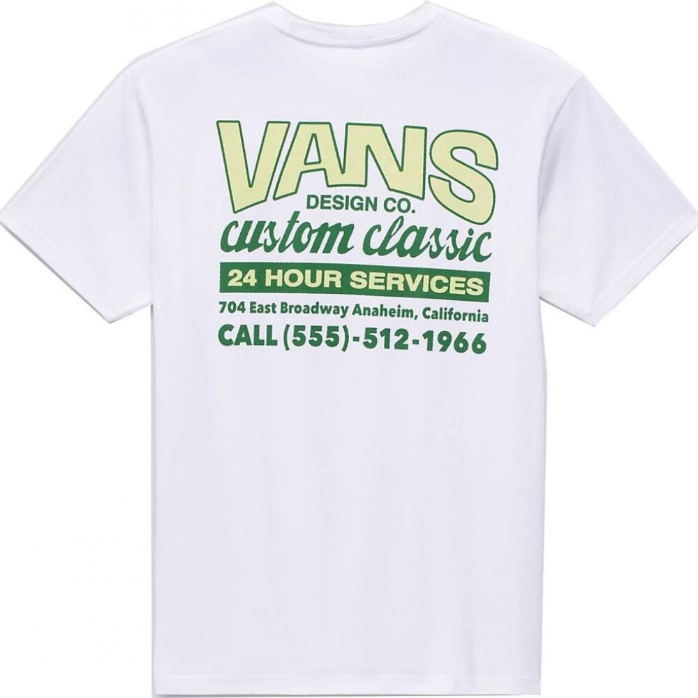 T-shirt pour homme Vans Shop front ss Blanc 4/7