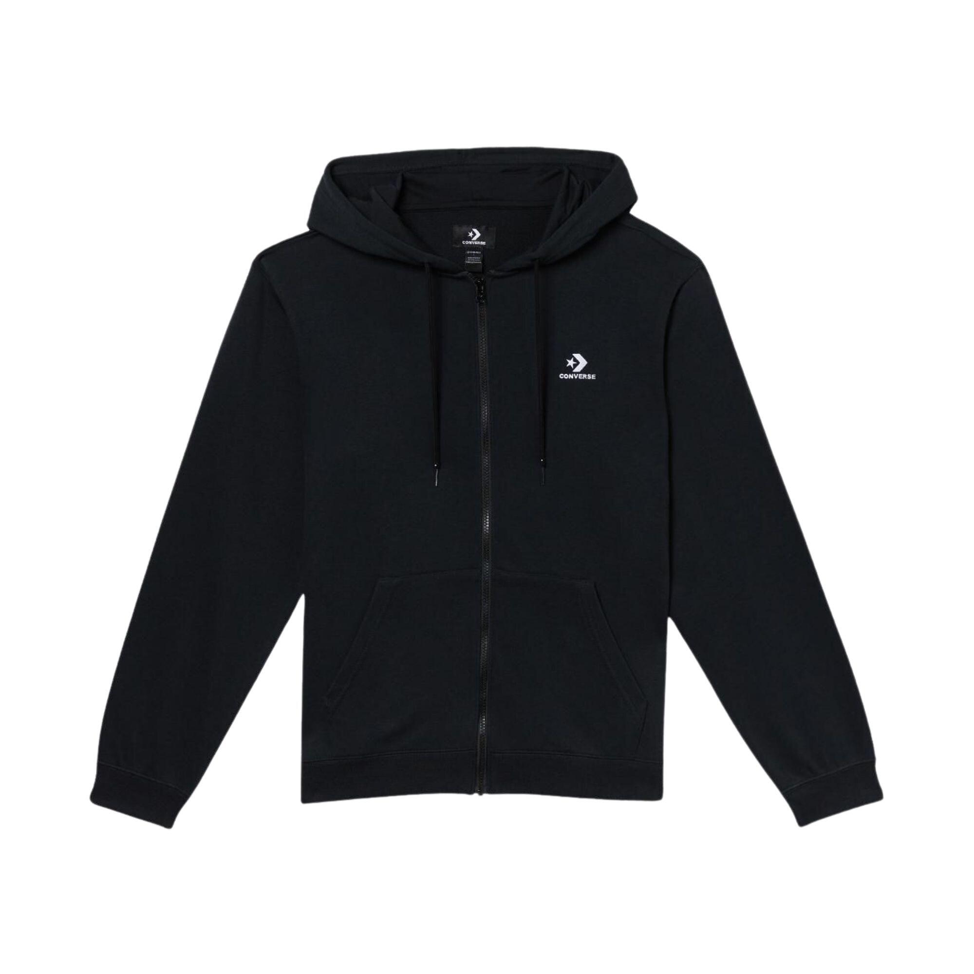 Sweat à Capuche et Zip Go-To Chuck Patch Noir - 10023871-A01 3/4