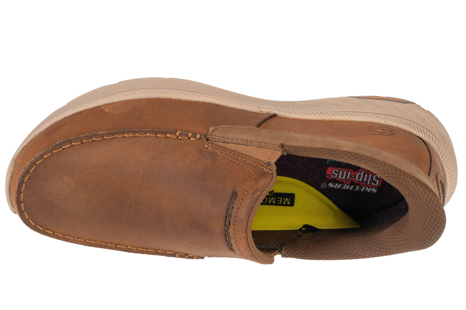 Chaussures Hommes Skechers Pollard Osgood marron 3/4