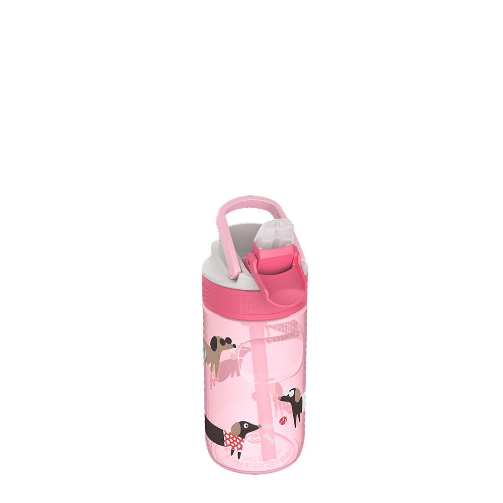 Trinkflasche Kambukka Lagoon 400 ml, Diva Dogs, Trinkhalm, auslaufsicher 5/7