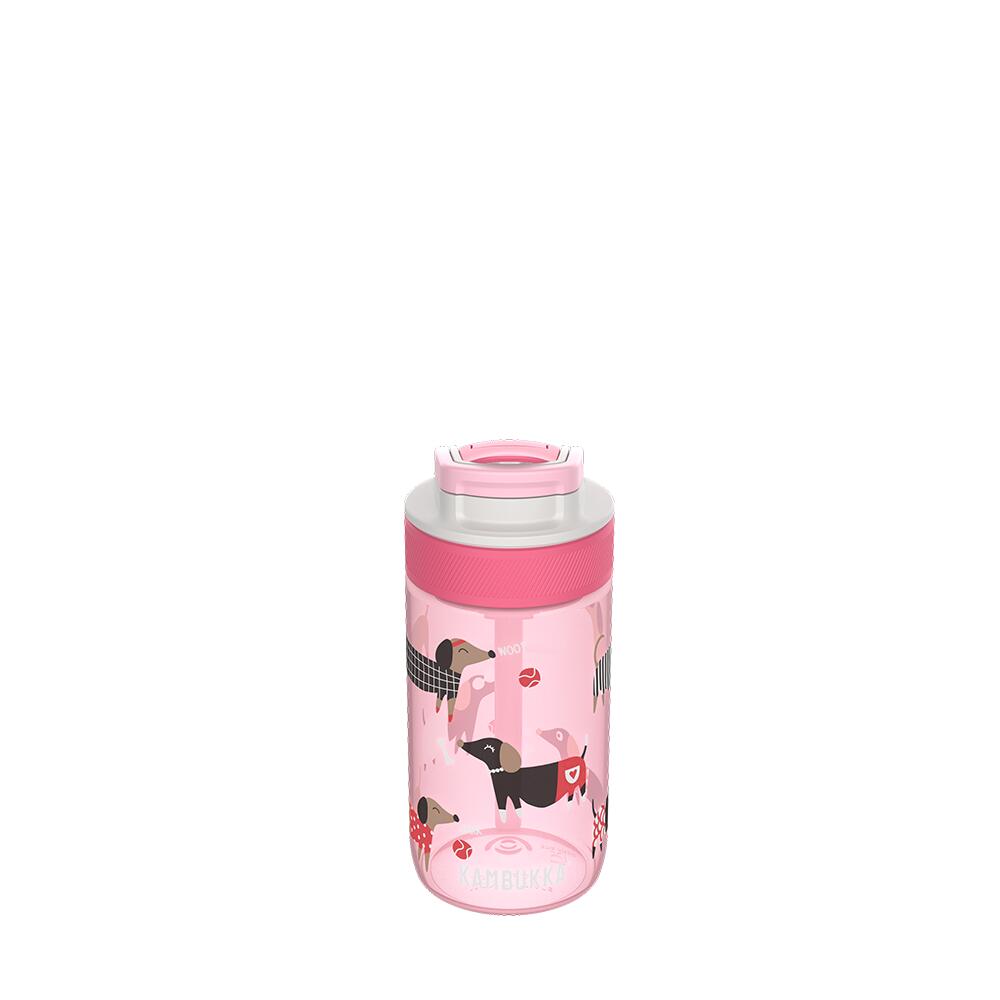 Trinkflasche Kambukka Lagoon 400 ml, Diva Dogs, Trinkhalm, auslaufsicher 3/7
