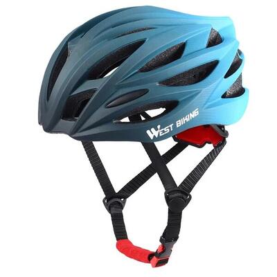 Casco da ciclismo con colori sfumati traspirante PC+EPS