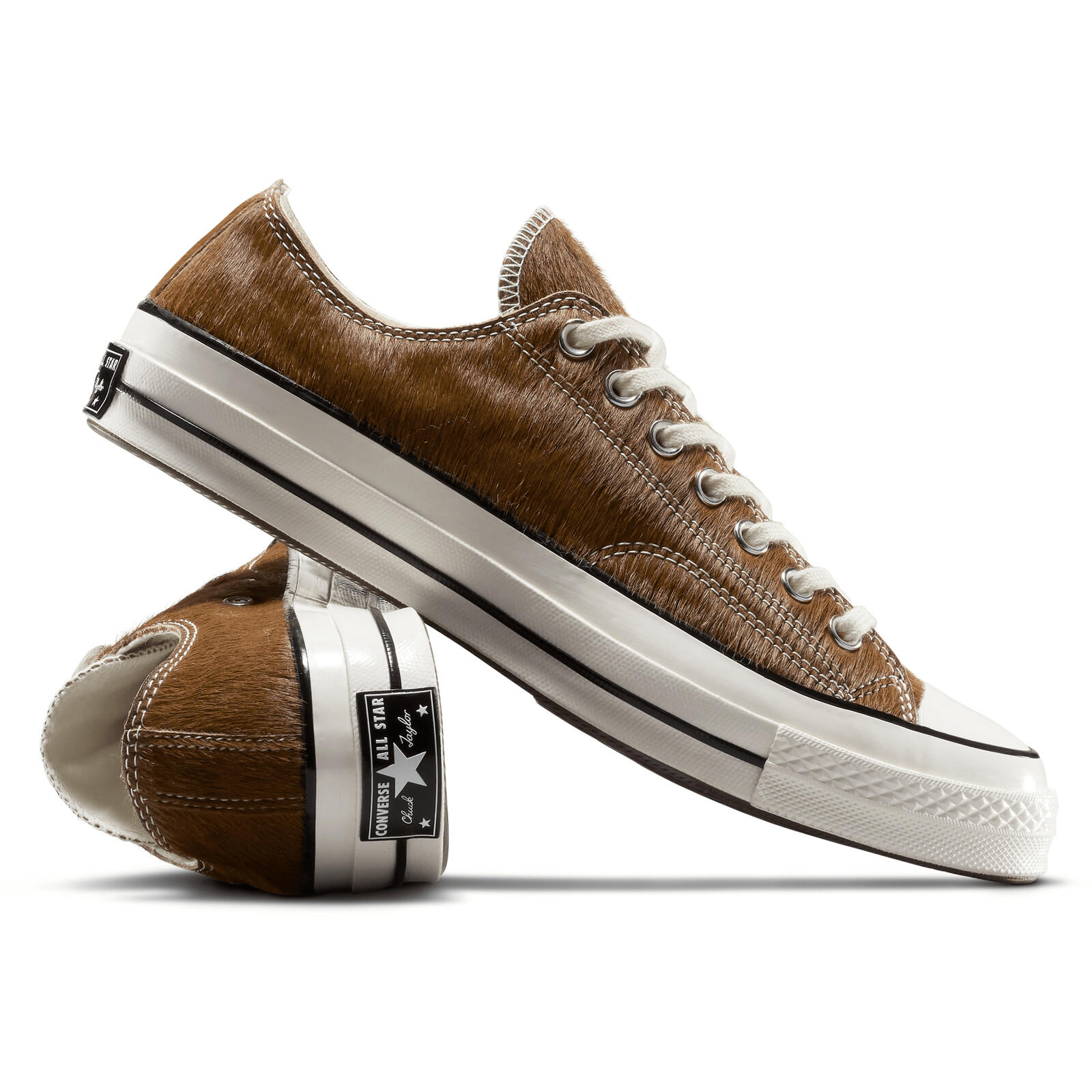 Baskets Converse Chuck 70 Premium Leather, Marron, Unisexe 3/5