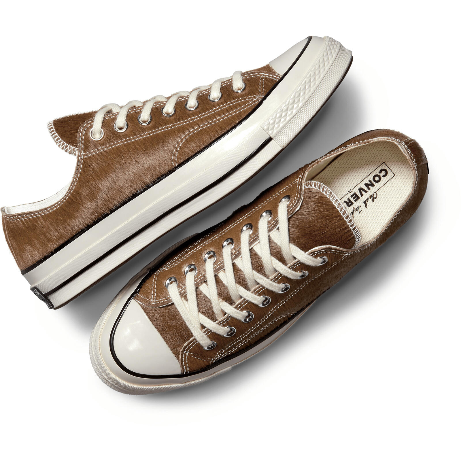 Baskets Converse Chuck 70 Premium Leather, Marron, Unisexe 2/5
