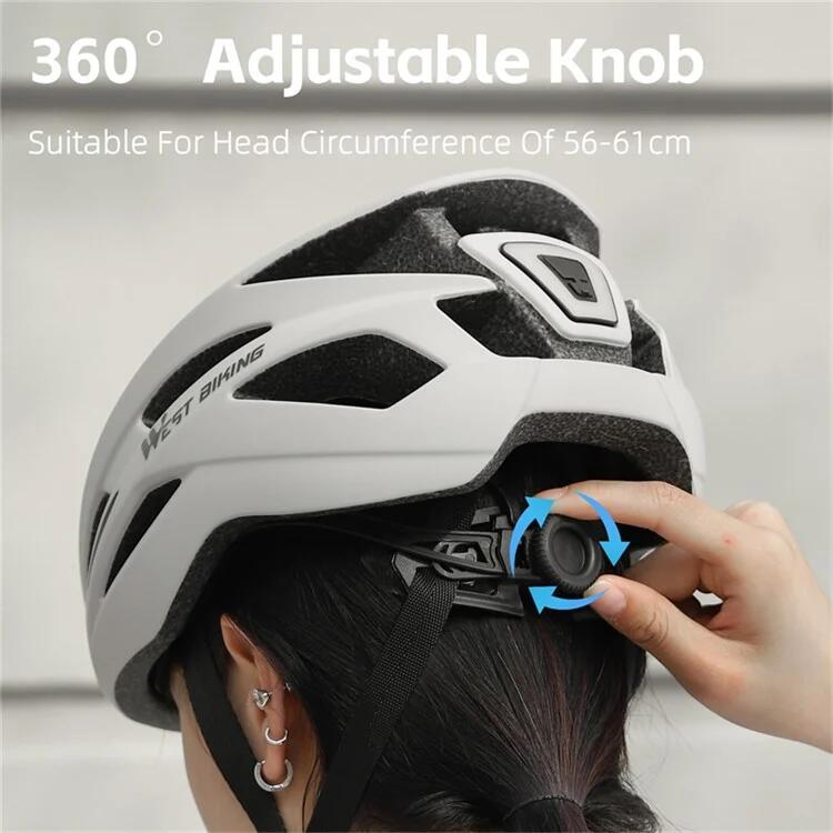 Casco con lentes fotocromáticas desmontables, carcasa de PC con luz trasera 6/7