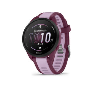 Forerunner 165 Music, Running Smartwatch, Colorful AMOLED Display,   Berry